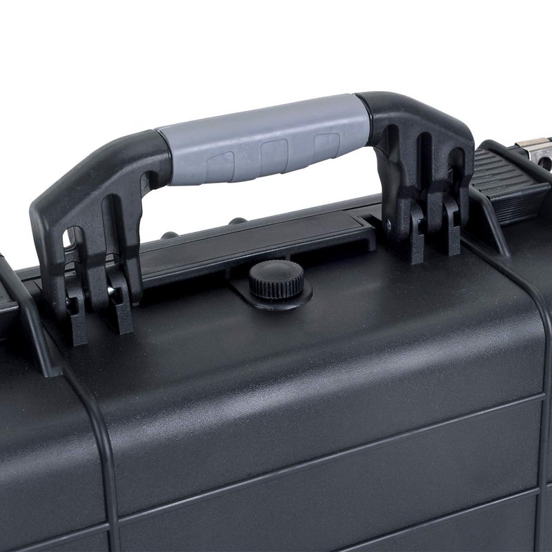 MEIJIA All Weather Waterproof Hard Camera Case with Customizable Fit Foam,Fit Use of Drones,Camera,Equipments,Pistols,Black,15.98x12.99x6.85inches - Image 5